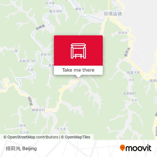 得田沟 map