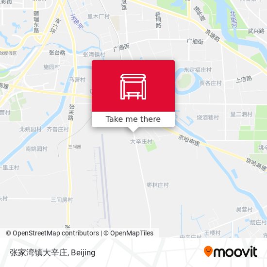 张家湾镇大辛庄 map