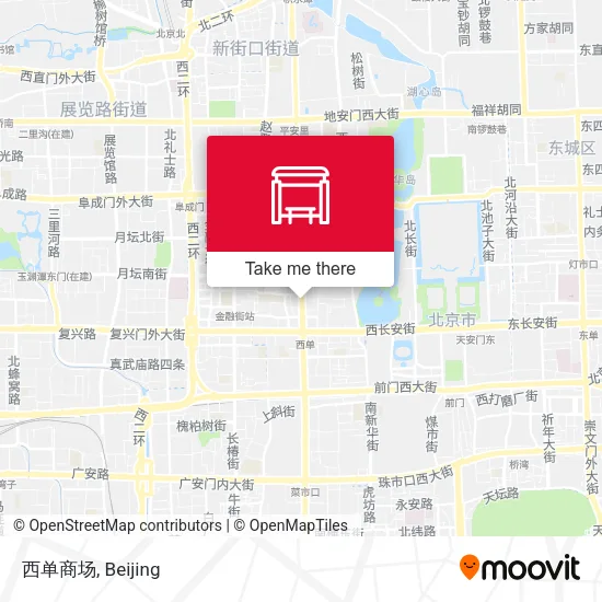 西单商场 map