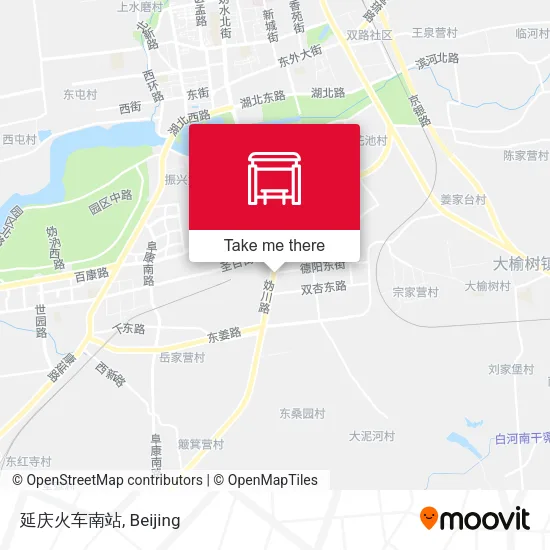 延庆火车南站 map