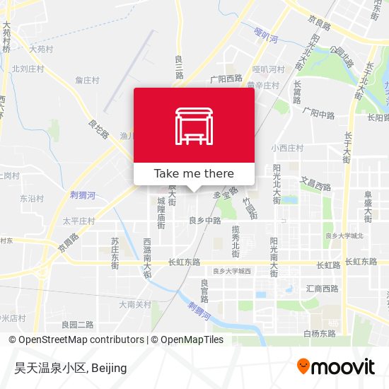 昊天温泉小区 map