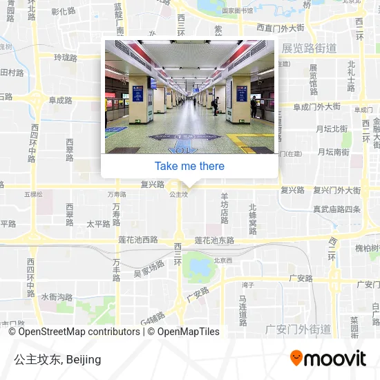公主坟东 map