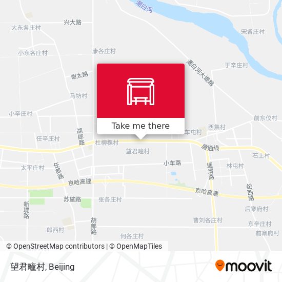 望君疃村 map