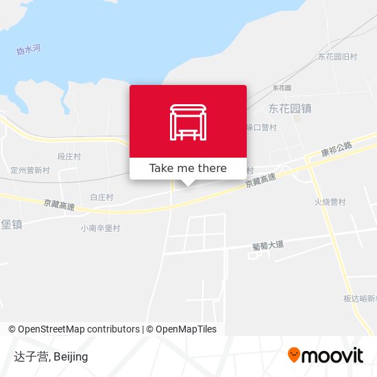 达子营 map