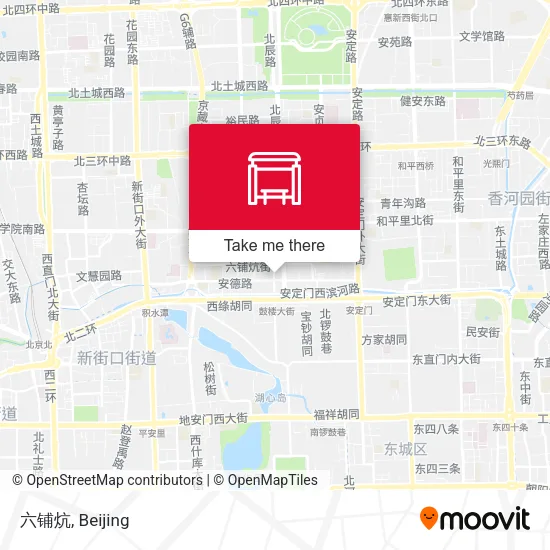 六铺炕 map