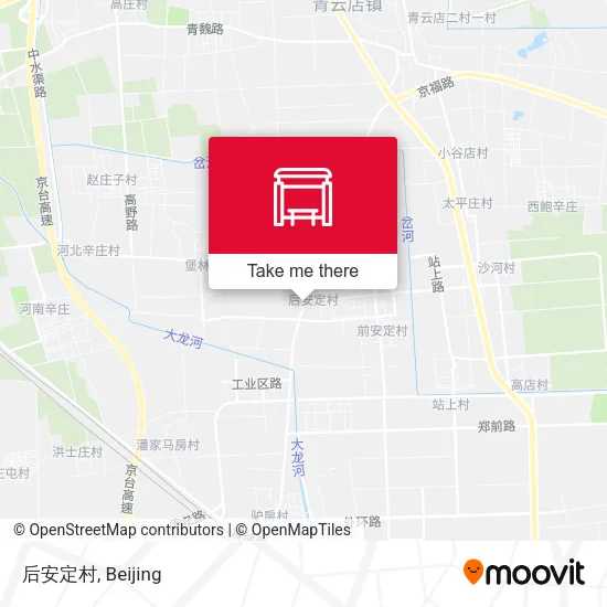 后安定村 map