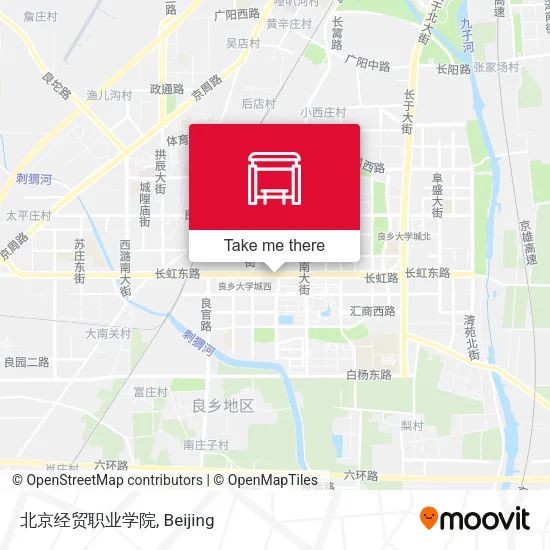 北京经贸职业学院 map
