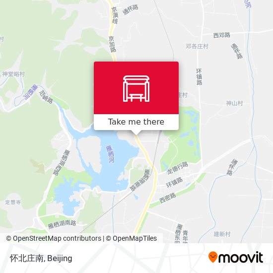 怀北庄南 map