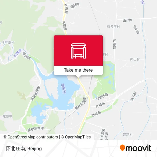 怀北庄南 map