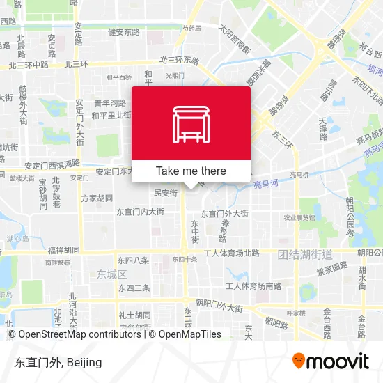 东直门外 map