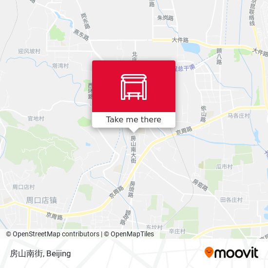 房山南街 map