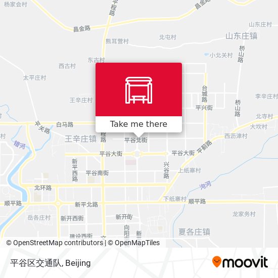 平谷区交通队 map