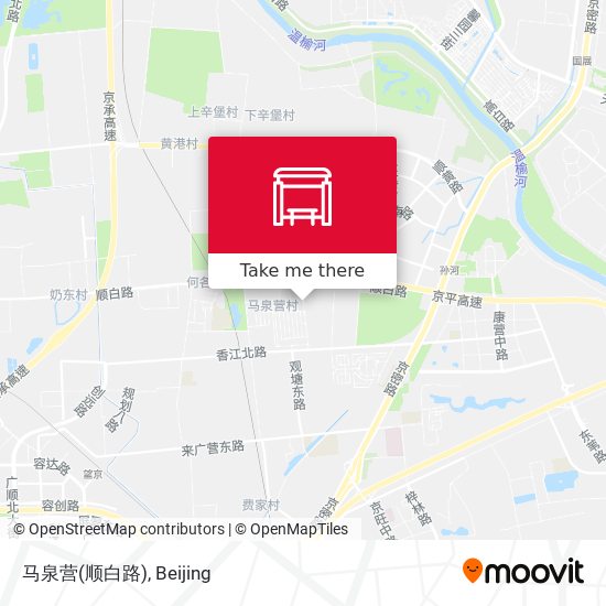 马泉营(顺白路) map
