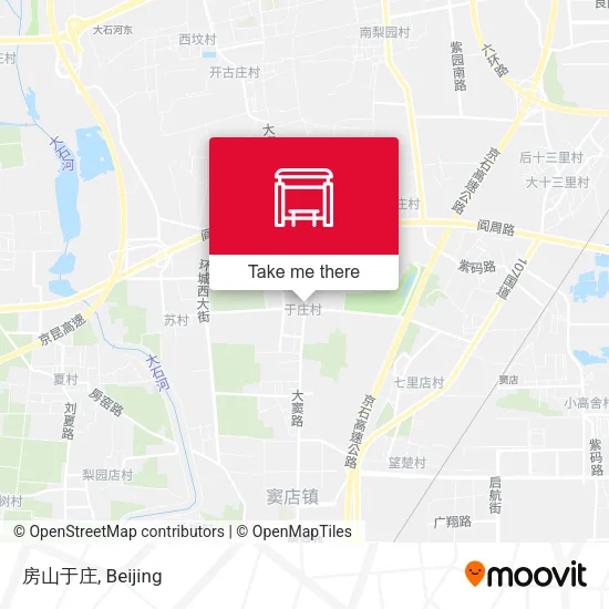 房山于庄 map