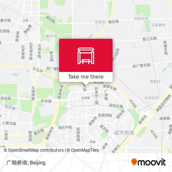 广顺桥南 map