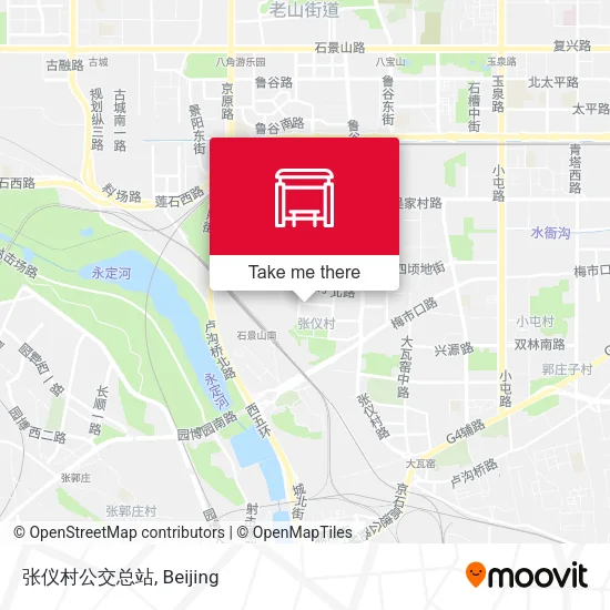 张仪村公交总站 map