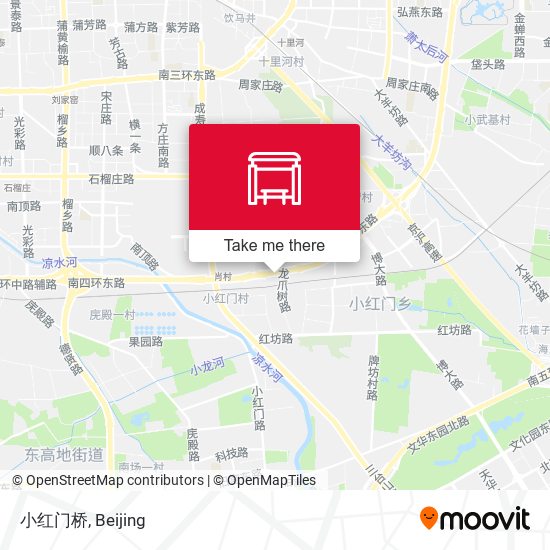 小红门桥 map