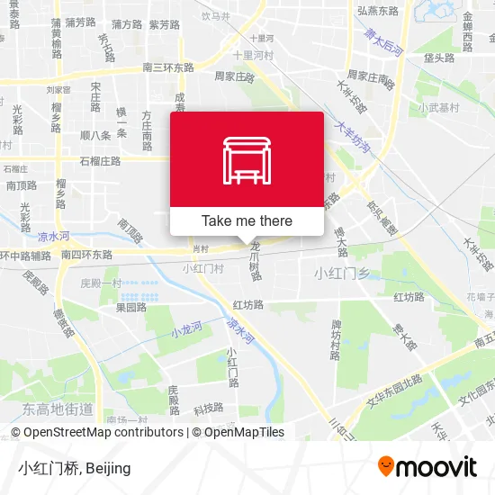 小红门桥 map