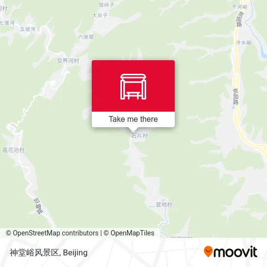 神堂峪风景区 map