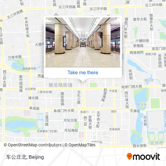 车公庄北 map