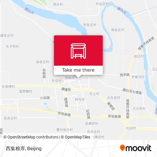 西集粮库 map
