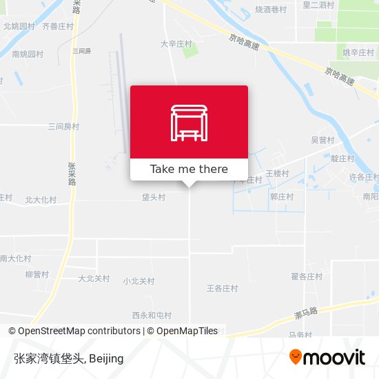 张家湾镇垡头 map