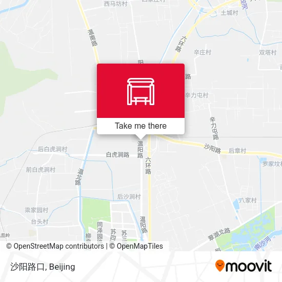 沙阳路口 map