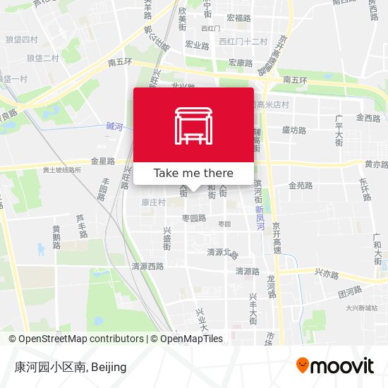 康河园小区南 map