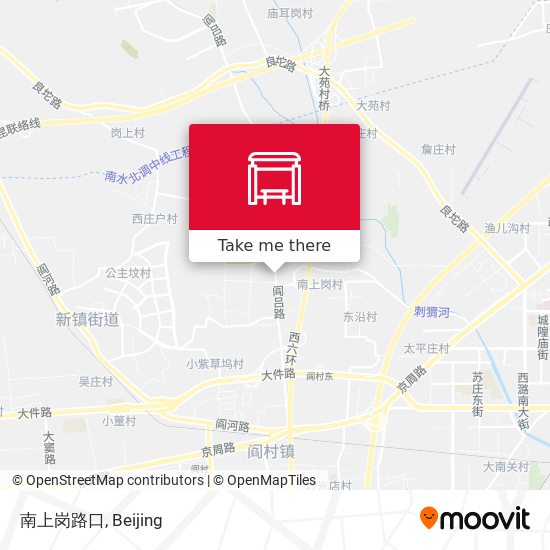 南上岗路口 map