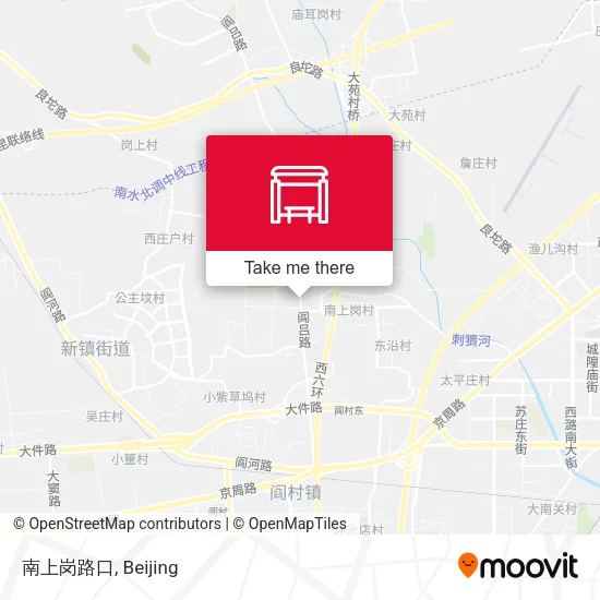 南上岗路口 map