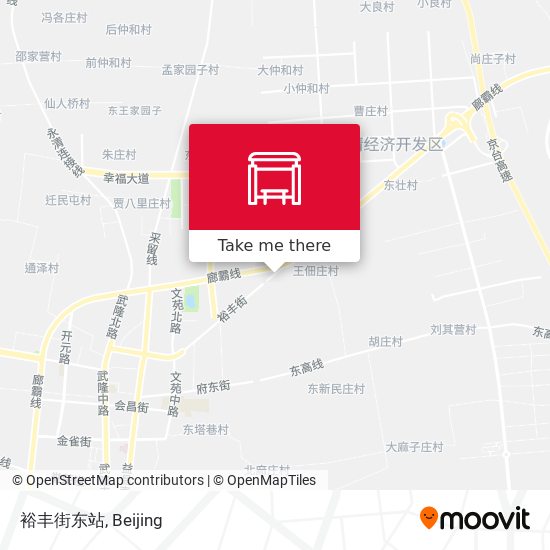 裕丰街东站 map