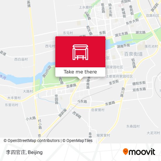 李四官庄 map