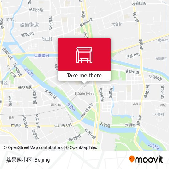 荔景园小区 map
