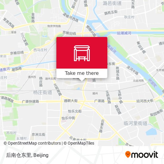 后南仓东里 map