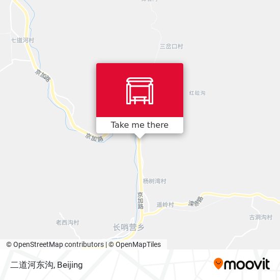 二道河东沟 map