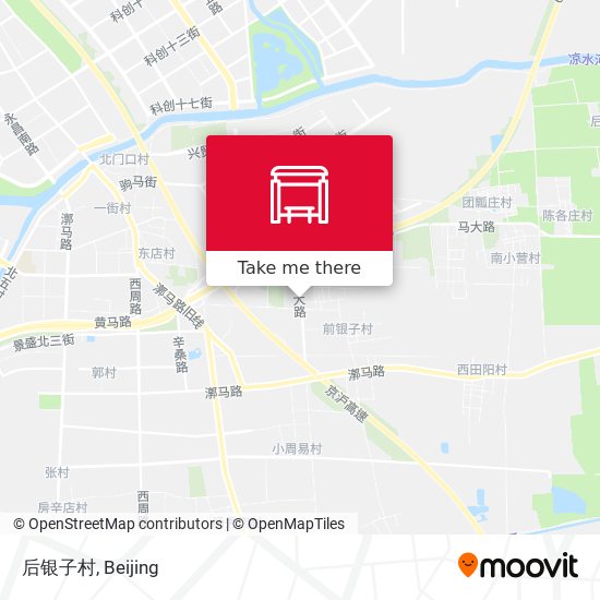 后银子村 map