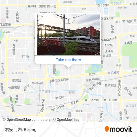右安门内 map