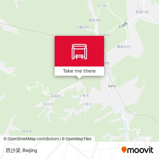 西沙梁 map