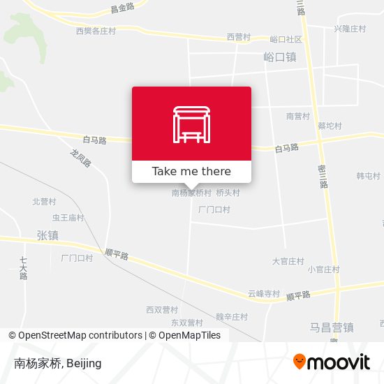 南杨家桥 map