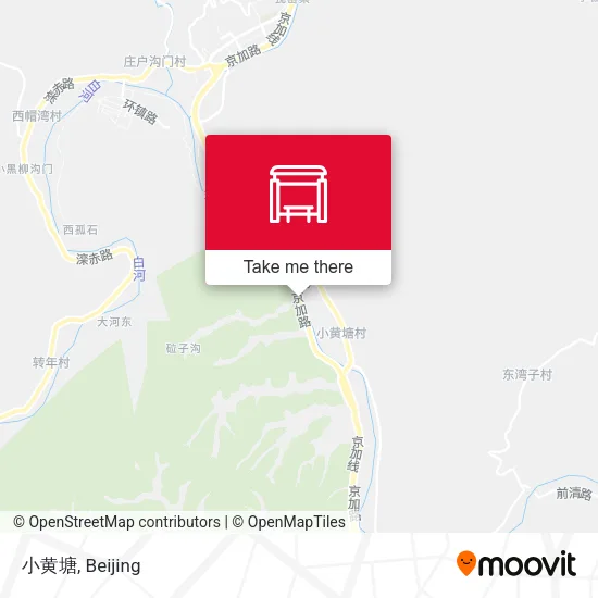 小黄塘 map