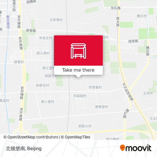 北顿垡南 map