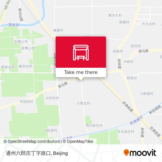 通州六郎庄丁字路口 map