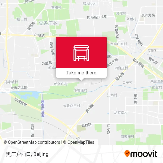 黑庄户西口 map