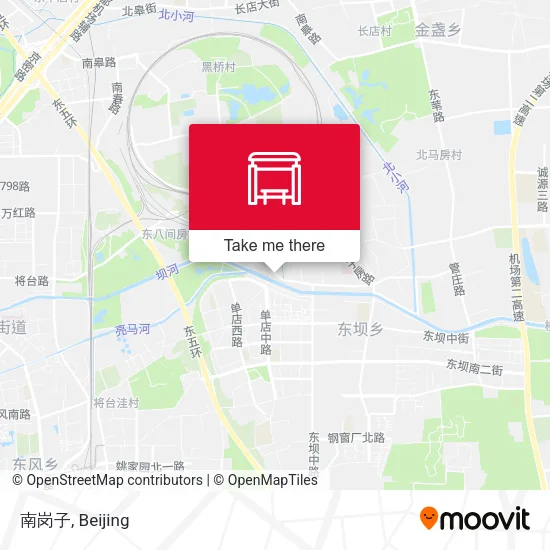 南岗子 map