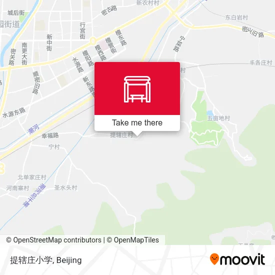 提辖庄小学 map