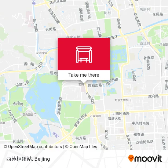 西苑枢纽站 map