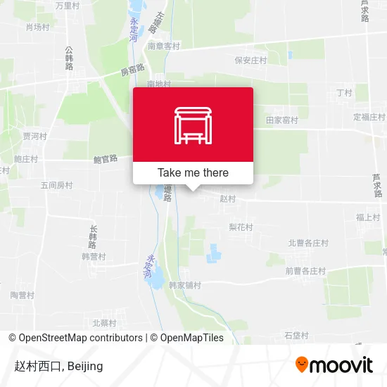 赵村西口 map