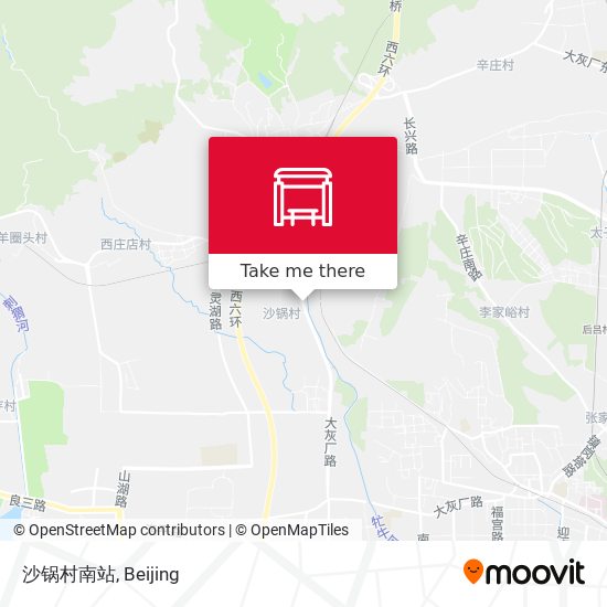 沙锅村南站 map