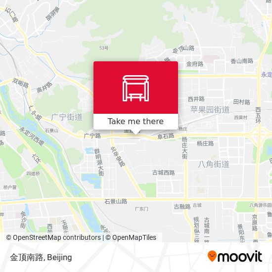 金顶南路 map