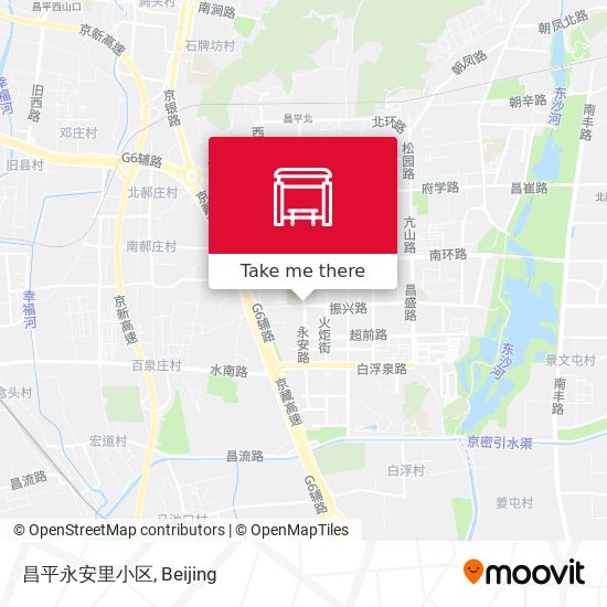 昌平永安里小区 map